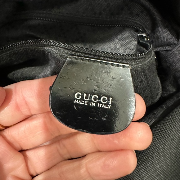 Gucci Bamboo Handle Vintage Tote Bag with Marmont Jacquard Lining Rehabbed bag - Picture 9 of 10